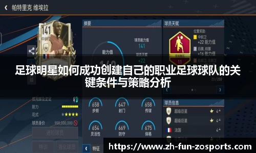 足球明星如何成功创建自己的职业足球球队的关键条件与策略分析